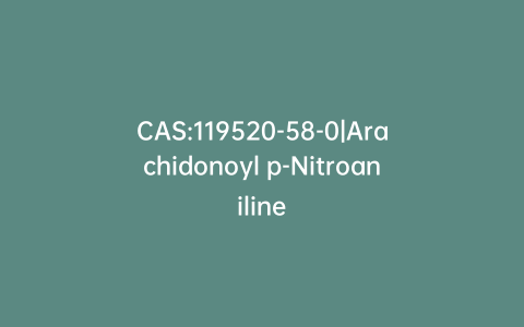 CAS:119520-58-0|Arachidonoyl p-Nitroaniline