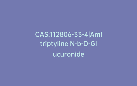 CAS:112806-33-4|Amitriptyline N-b-D-Glucuronide