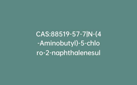 CAS:88519-57-7|N-(4-Aminobutyl)-5-chloro-2-naphthalenesulfonamide Hydrochloride