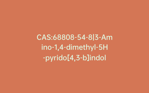 CAS:68808-54-8|3-Amino-1,4-dimethyl-5H-pyrido[4,3-b]indole Acetate