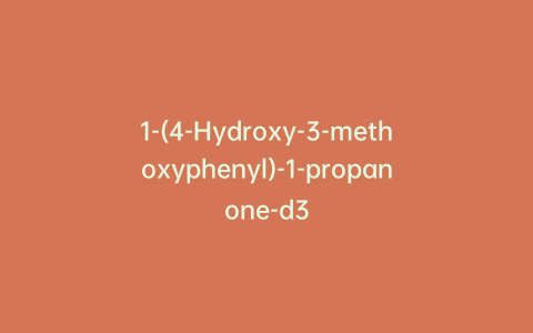 1-(4-Hydroxy-3-methoxyphenyl)-1-propanone-d3