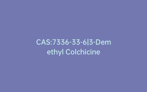 CAS:7336-33-6|3-Demethyl Colchicine