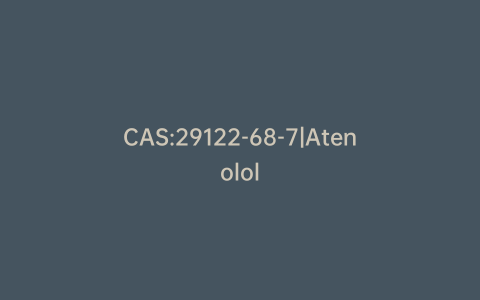 CAS:29122-68-7|Atenolol