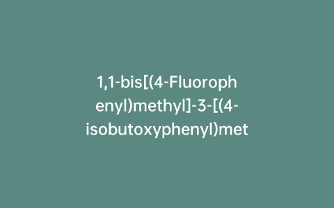 1,1-bis[(4-Fluorophenyl)methyl]-3-[(4-isobutoxyphenyl)methyl]urea