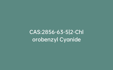 CAS:2856-63-5|2-Chlorobenzyl Cyanide