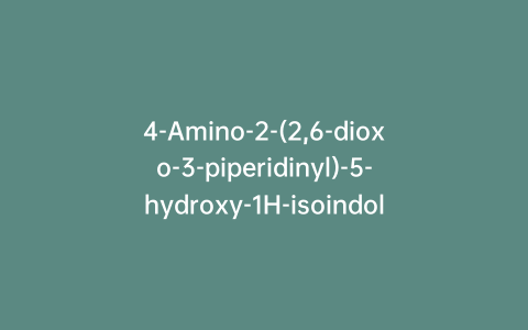4-Amino-2-(2,6-dioxo-3-piperidinyl)-5-hydroxy-1H-isoindole-1,3(2H)-dione