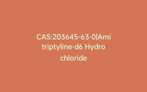 CAS:203645-63-0|Amitriptyline-d6 Hydrochloride