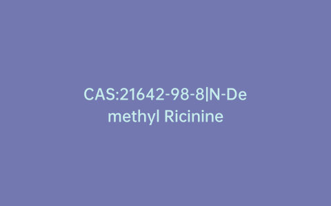 CAS:21642-98-8|N-Demethyl Ricinine