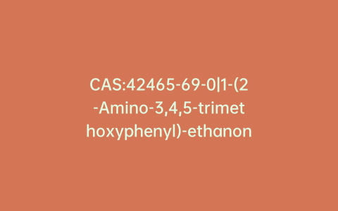 CAS:42465-69-0|1-(2-Amino-3,4,5-trimethoxyphenyl)-ethanone