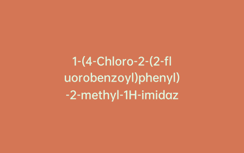 1-(4-Chloro-2-(2-fluorobenzoyl)phenyl)-2-methyl-1H-imidazole-5-carbaldehyde