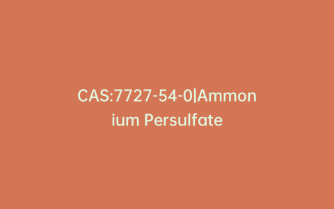 CAS:7727-54-0|Ammonium Persulfate