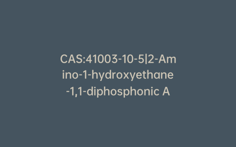 CAS:41003-10-5|2-Amino-1-hydroxyethane-1,1-diphosphonic Acid