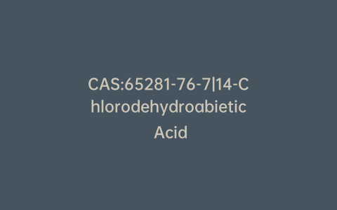 CAS:65281-76-7|14-Chlorodehydroabietic Acid