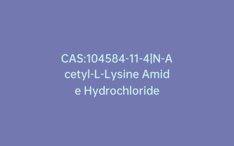 CAS:104584-11-4|N-Acetyl-L-Lysine Amide Hydrochloride