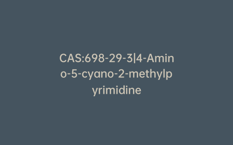 CAS:698-29-3|4-Amino-5-cyano-2-methylpyrimidine