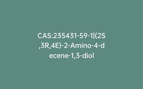 CAS:235431-59-1|(2S,3R,4E)-2-Amino-4-decene-1,3-diol
