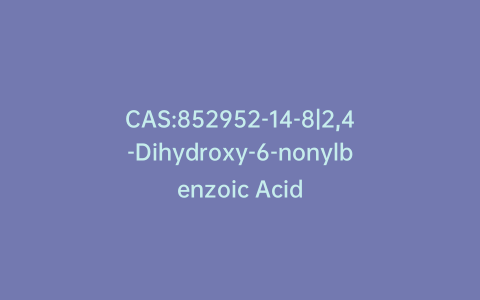 CAS:852952-14-8|2,4-Dihydroxy-6-nonylbenzoic Acid