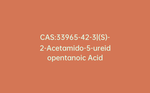 CAS:33965-42-3|(S)-2-Acetamido-5-ureidopentanoic Acid