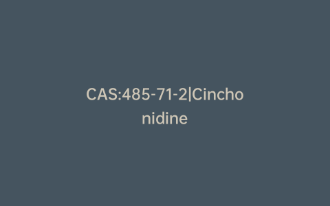 CAS:485-71-2|Cinchonidine