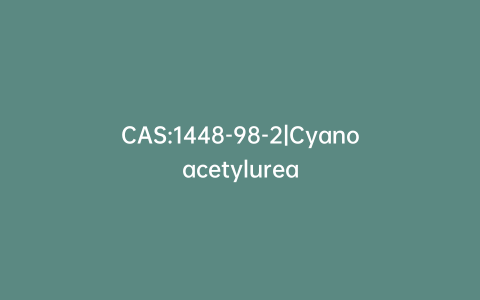 CAS:1448-98-2|Cyanoacetylurea