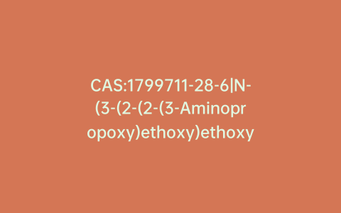 CAS:1799711-28-6|N-(3-(2-(2-(3-Aminopropoxy)ethoxy)ethoxy)propyl)-2-((2-(2,6-dioxopiperidin-3-yl)-1,3-dioxoisoindolin-4-yl)oxy)acetamide