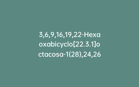 3,6,9,16,19,22-Hexaoxabicyclo[22.3.1]octacosa-1(28),24,26-triene-2,10,15,23-tetrone