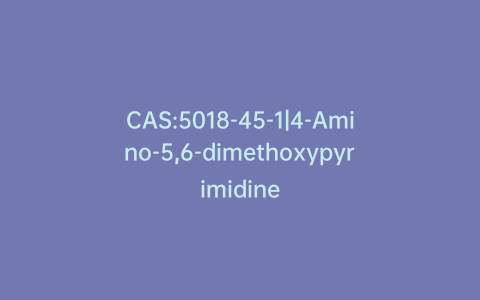 CAS:5018-45-1|4-Amino-5,6-dimethoxypyrimidine