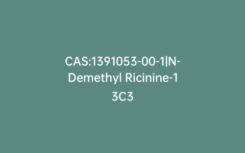 CAS:1391053-00-1|N-Demethyl Ricinine-13C3