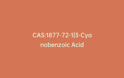 CAS:1877-72-1|3-Cyanobenzoic Acid