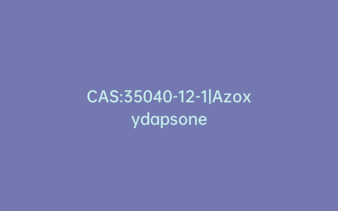 CAS:35040-12-1|Azoxydapsone