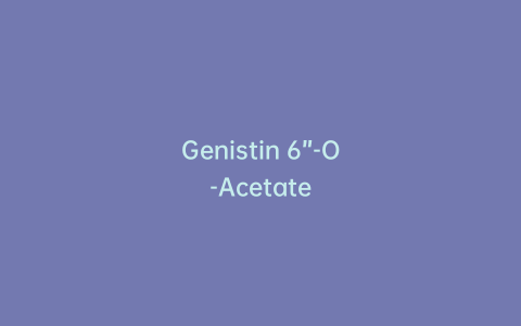 Genistin 6”-O-Acetate
