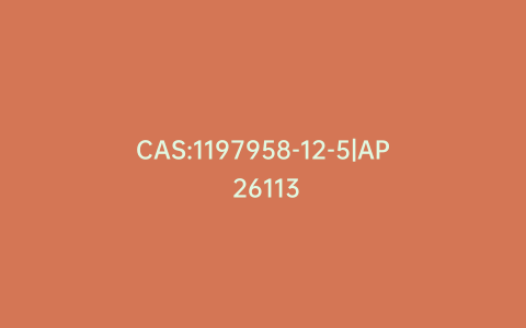 CAS:1197958-12-5|AP 26113