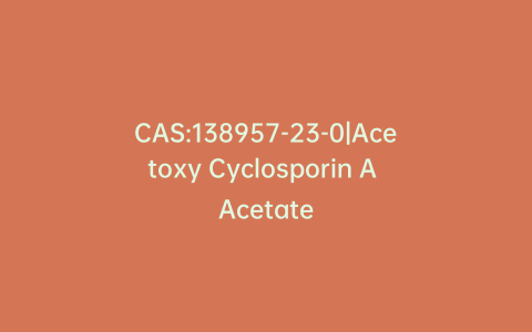 CAS:138957-23-0|Acetoxy Cyclosporin A Acetate
