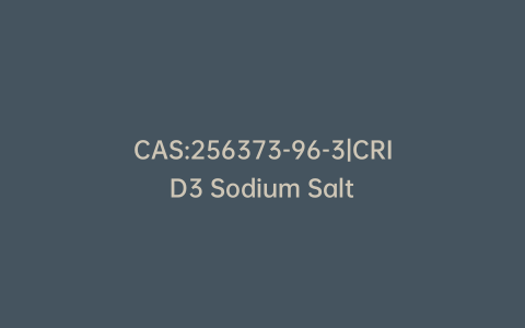 CAS:256373-96-3|CRID3 Sodium Salt