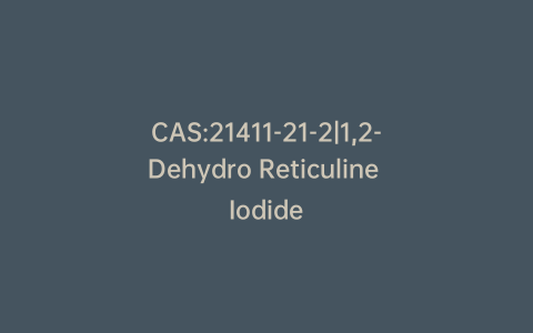 CAS:21411-21-2|1,2-Dehydro Reticuline Iodide