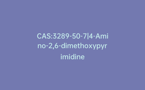 CAS:3289-50-7|4-Amino-2,6-dimethoxypyrimidine