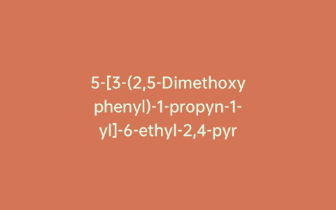 5-[3-(2,5-Dimethoxyphenyl)-1-propyn-1-yl]-6-ethyl-2,4-pyrimidinediamine