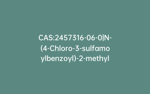 CAS:2457316-06-0|N-(4-Chloro-3-sulfamoylbenzoyl)-2-methylindoline