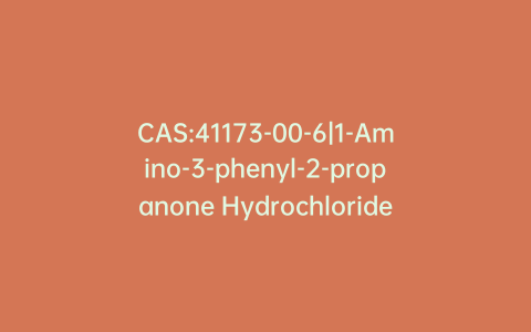 CAS:41173-00-6|1-Amino-3-phenyl-2-propanone Hydrochloride (1:1)