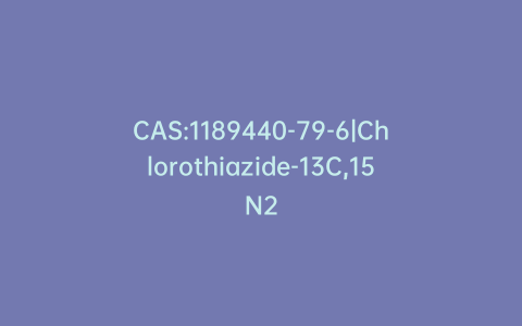 CAS:1189440-79-6|Chlorothiazide-13C,15N2