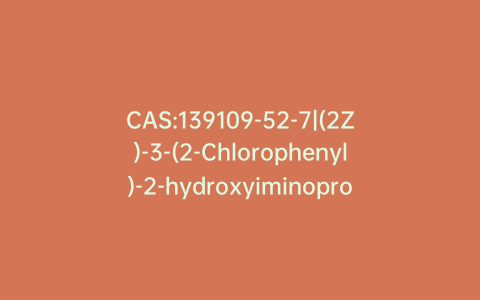 CAS:139109-52-7|(2Z)-3-(2-Chlorophenyl)-2-hydroxyiminopropanoic Acid
