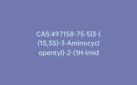 CAS:497158-75-5|3-((1S,3S)-3-Aminocyclopentyl)-2-(1H-imidazol-5-yl)propanoic Acid