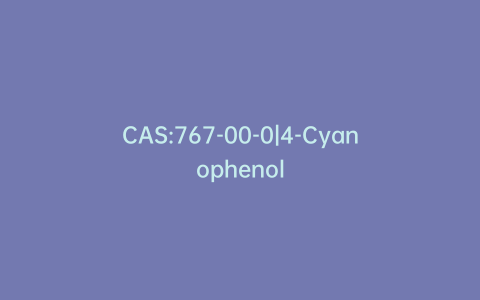 CAS:767-00-0|4-Cyanophenol