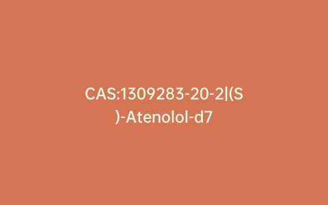 CAS:1309283-20-2|(S)-Atenolol-d7