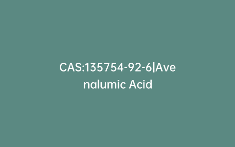 CAS:135754-92-6|Avenalumic Acid