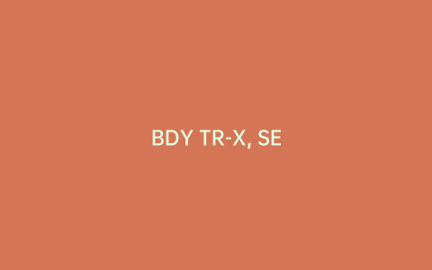 BDY TR-X, SE