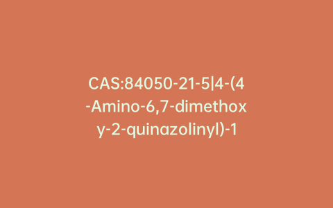 CAS:84050-21-5|4-(4-Amino-6,7-dimethoxy-2-quinazolinyl)-1-piperazinecarboxaldehyde Hydrochloride