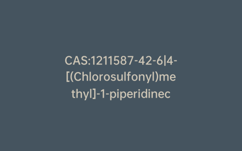 CAS:1211587-42-6|4-[(Chlorosulfonyl)methyl]-1-piperidinecarboxylic Acid Phenylmethyl Ester