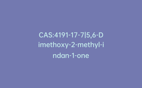 CAS:4191-17-7|5,6-Dimethoxy-2-methyl-indan-1-one