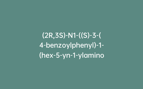 (2R,3S)-N1-((S)-3-(4-benzoylphenyl)-1-(hex-5-yn-1-ylamino)-1-oxopropan-2-yl)-N4,3-dihydroxy-2-isobutylsuccinamide